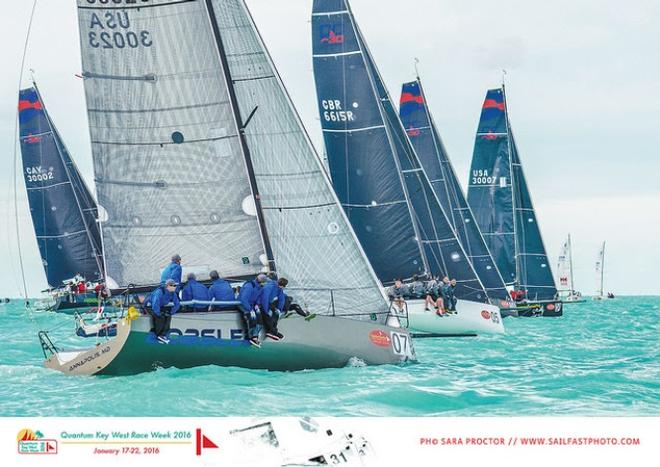 C&C 30's enjoying  their debut at Key West © Sara Proctor